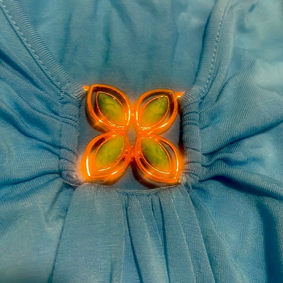 Trina Turk, Bathing Suit Cover Up, Blue, Small - Picture 6 of 6